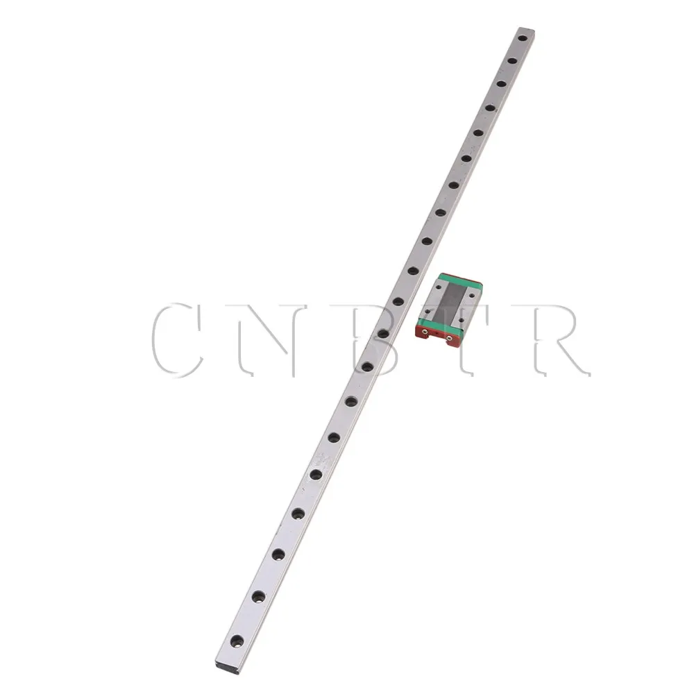 

CNBTR 500mm MGN12 Steel Extended Guide Linear Bearing Slide Rails & MGN12H Sliding Block for Precision Measurement Equipment