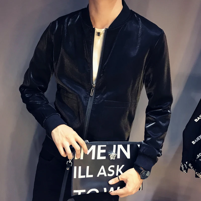 تسلق الأسود الأزرق سيلفي الأخضر سترة الرجال صالح سليم BomberJacket الرجال شارب Jaquetas Masculino يتوهم DJ نادي الزي منفذها أوم