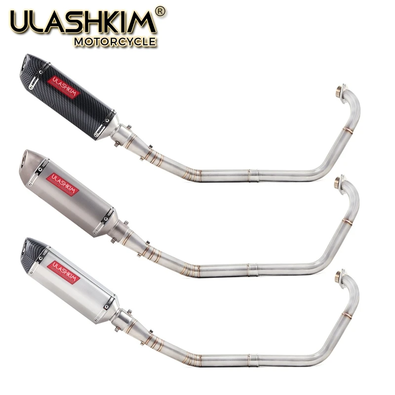 

Motorcycle Full Exhaust Escape System Modifed Middle Link Pipe Slip On For yamaha YZF-R15 R5 MT-15 MT 15 125 2008-2017