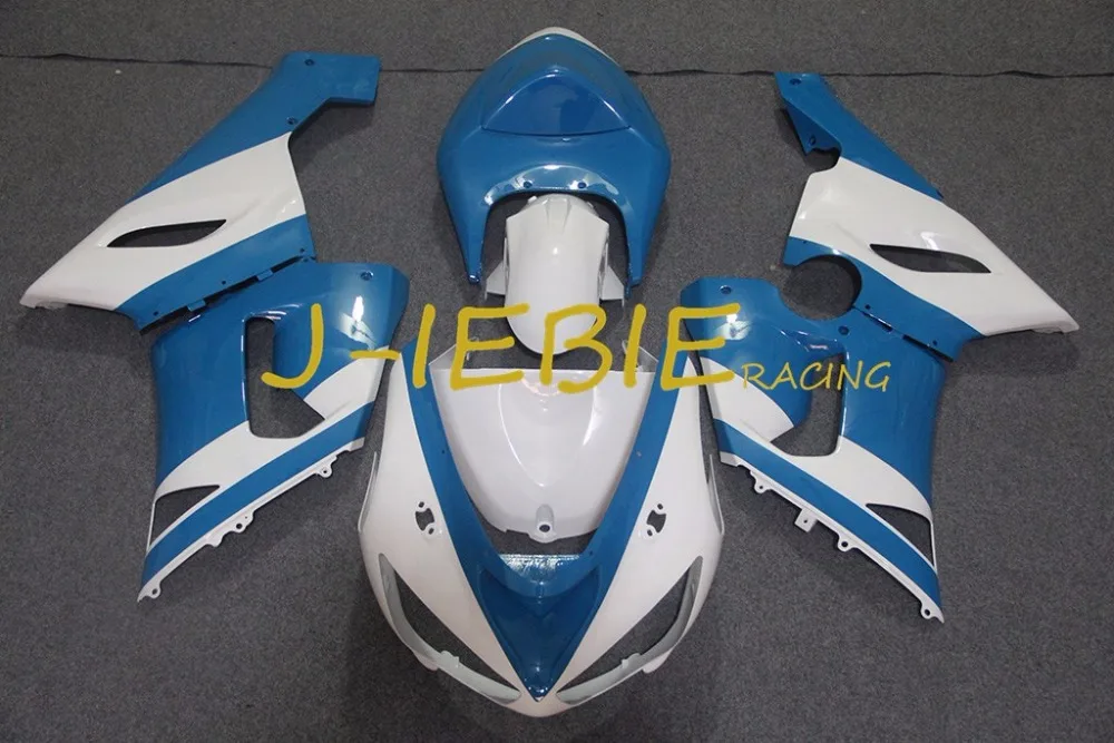 

Blue white Injection Fairing Body Work Frame Kit for Kawasaki NINJA ZX6R ZX6 ZX 6 R 2005 2006