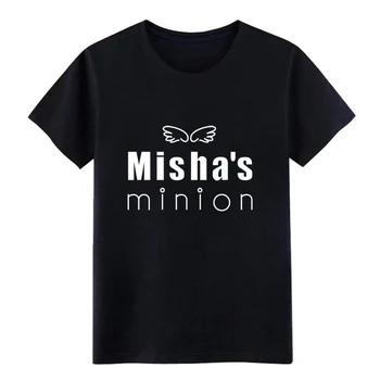 

Men's Mishas Minion t shirt designer cotton Euro Size S-3xl Costume Loose Funny Spring Autumn Outfit shirt