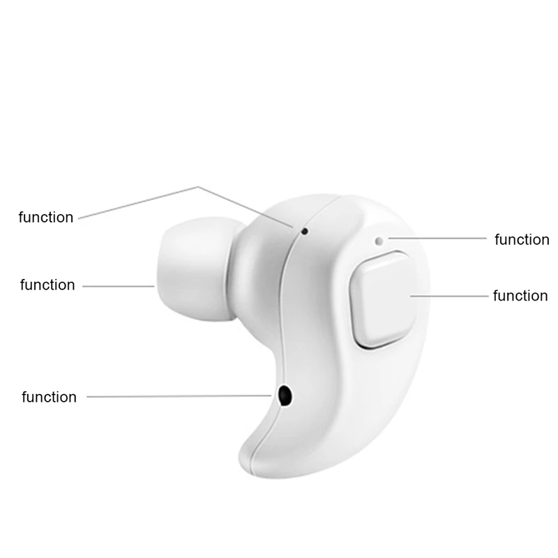 OOTDTY S530 мини Беспроводной Bluetooth V4.0 наушники спортивные музыкальные наушники гарнитура с микрофоном