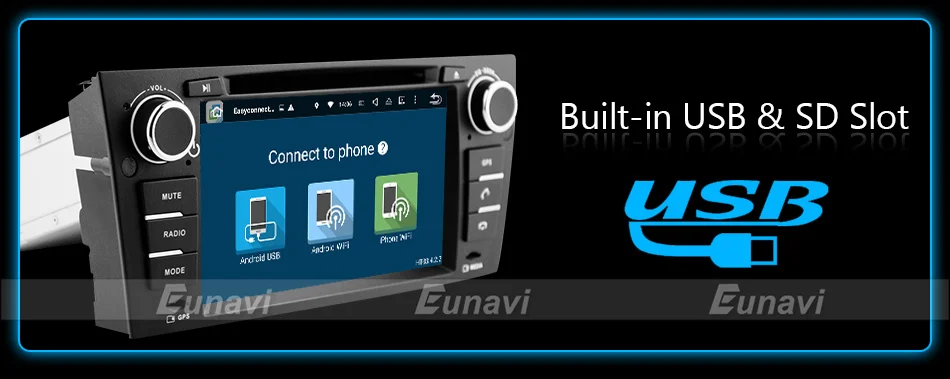 Eunavi " Android 9 автомобильный DVD мультимедийный плеер для 3 серии BMW E90 E91 E92 E93 318 320 325 автомобильный Радио gps navi 1024*600 wifi dsp