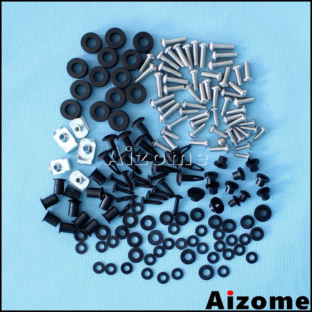 

Stainless Black Motorcycle Complete Fairing Bolt Kit Body Screws For Honda CBR600RR 2003 2004 CBR 600RR
