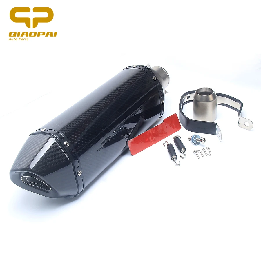 Exhaust-Pipe-Motorcycle-Modified-Carbon-Exhaust-Muffler-DB-Killer-51MM-Escape-Accessories-For-Suzuki-GW250-Kawasaki