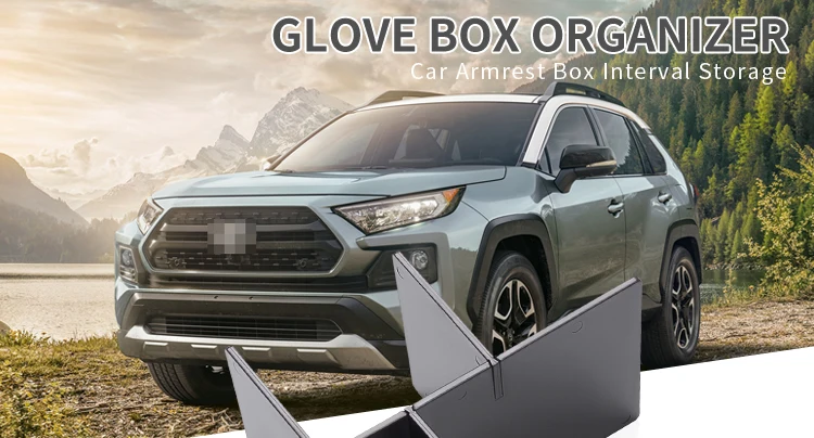 ZUNDUO автомобильный подлокотник коробка интервал хранения для Toyota RAV4 RAV 4 консоли для хранения Tidying Box Черный центральный ящик для хранения