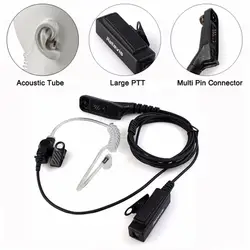 Retevis r-1m21 двухпроводной PTT Акустическая трубка Динамик для Motorola xpr6000 XPR6550 dp4800 dp4801 P8268 Двухканальные рации c9048a