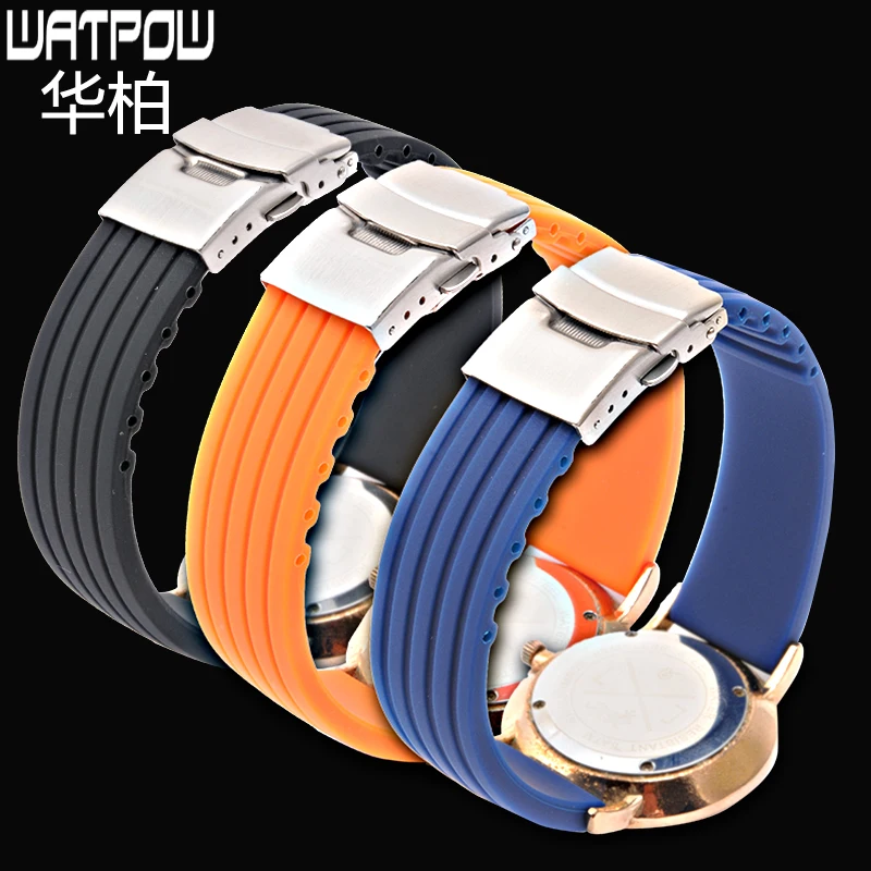 New Fashion High Quality Soft Rubber watchbands for Shipping Silicone