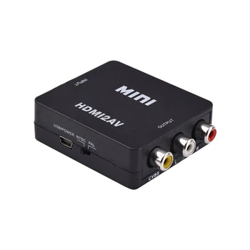 

New Mini HDMI to AV 3RCA Converter High Definition Plug-and-play Audio Video Adapter Cable
