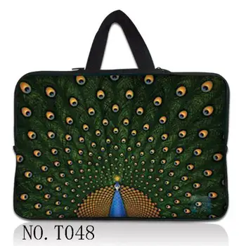 

11 13.3 14 15.6 15 17 inch Peacock Feather Designer Notebook handle Bag for Macbook /Acer/Asus Laptop Computer Bags