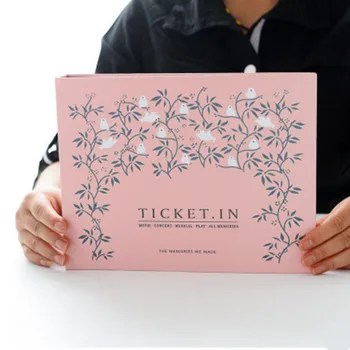 

DIY Insert Album Concert Tickets Paper Money Collection Book Paper Interleaf Movie Tickets Collection Handmades crapbook Album