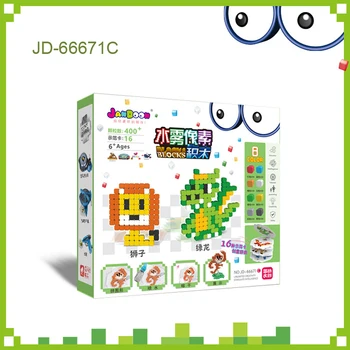 

DOLLRYGA 66671C Beads in Puzzle For Children Aqua Set Toys Kids Craft Beads knutselen kinderen Jouet Enfant Foam Beads Girl Gift