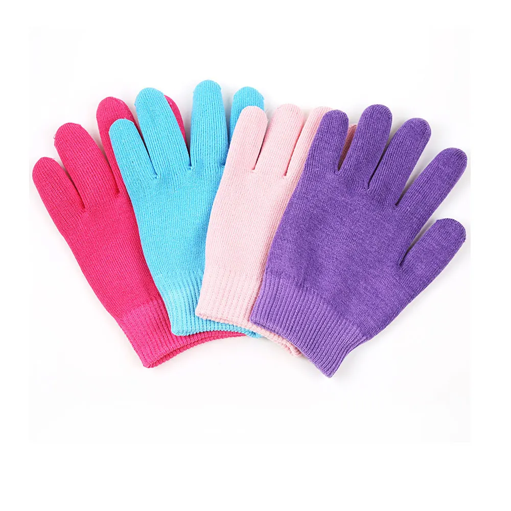 

1Pair Gel Moisturizing Spa Gloves Soft Cotton with Thermoplastic Gel Repair and Heal Eczema Cracked Dry Skin