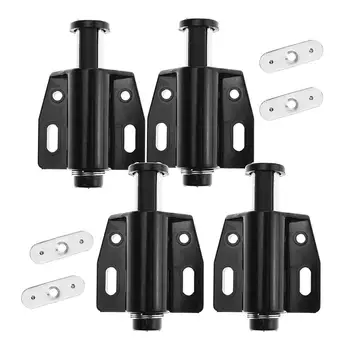 

4 pieces of black push open system latch cabinet cabinet drawer