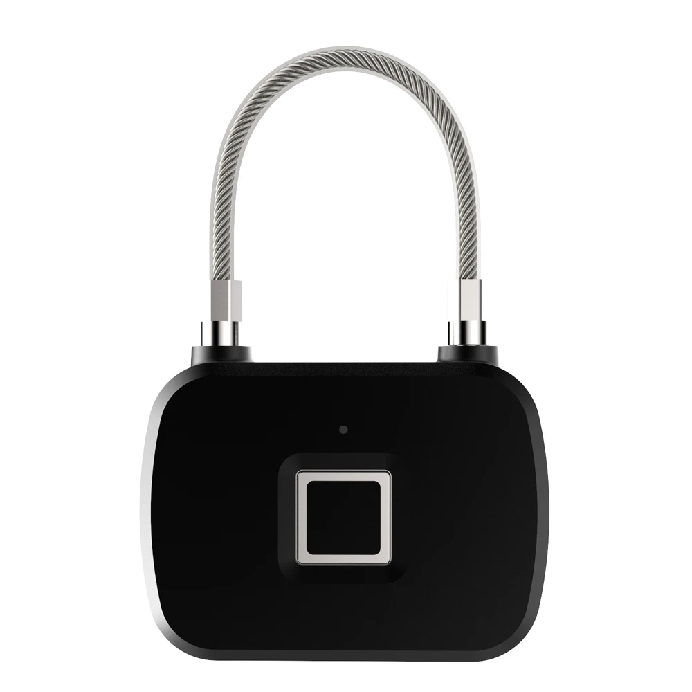 

L13 Smart Door Lock Security Keyless Fingerprint Smart Padlock USB Rechargeable Home Luggage Case Bag Lock
