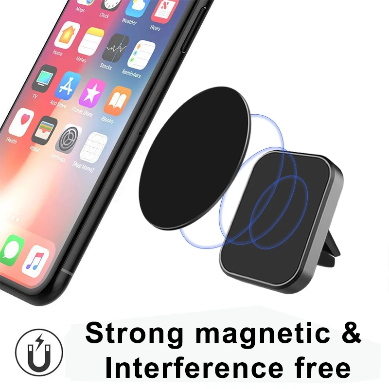 Универсальный магнитный держатель для телефона Подставка для iPhone samsung держатель телефона на вентиляции опора для сотового телефона магнитные держатели автомобильные аксессуары