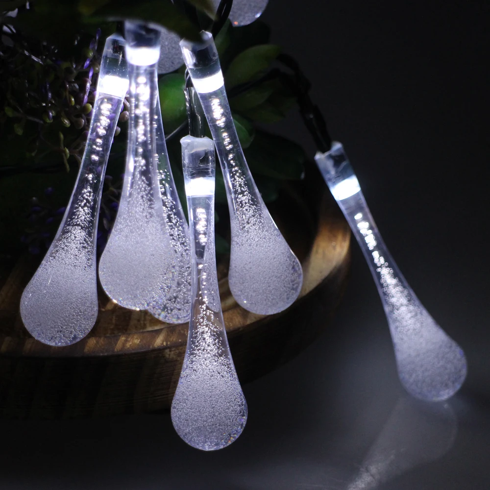 Icicle Snow Fall 4.5M 30 LED String lights Meteor Falling Star Rain Drop Xmas String Fairy Light Bulb Garden Holiday Derocation