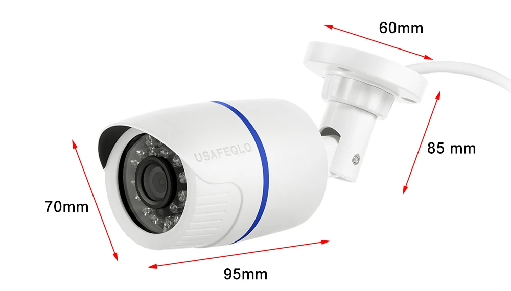 H.265/H.264 HD 4MP 5MP 8MP IP камера Onvif 8MP открытый пуля видео сеть водонепроницаемый 25 м ИК ночного видения IR-Cut XMEYE