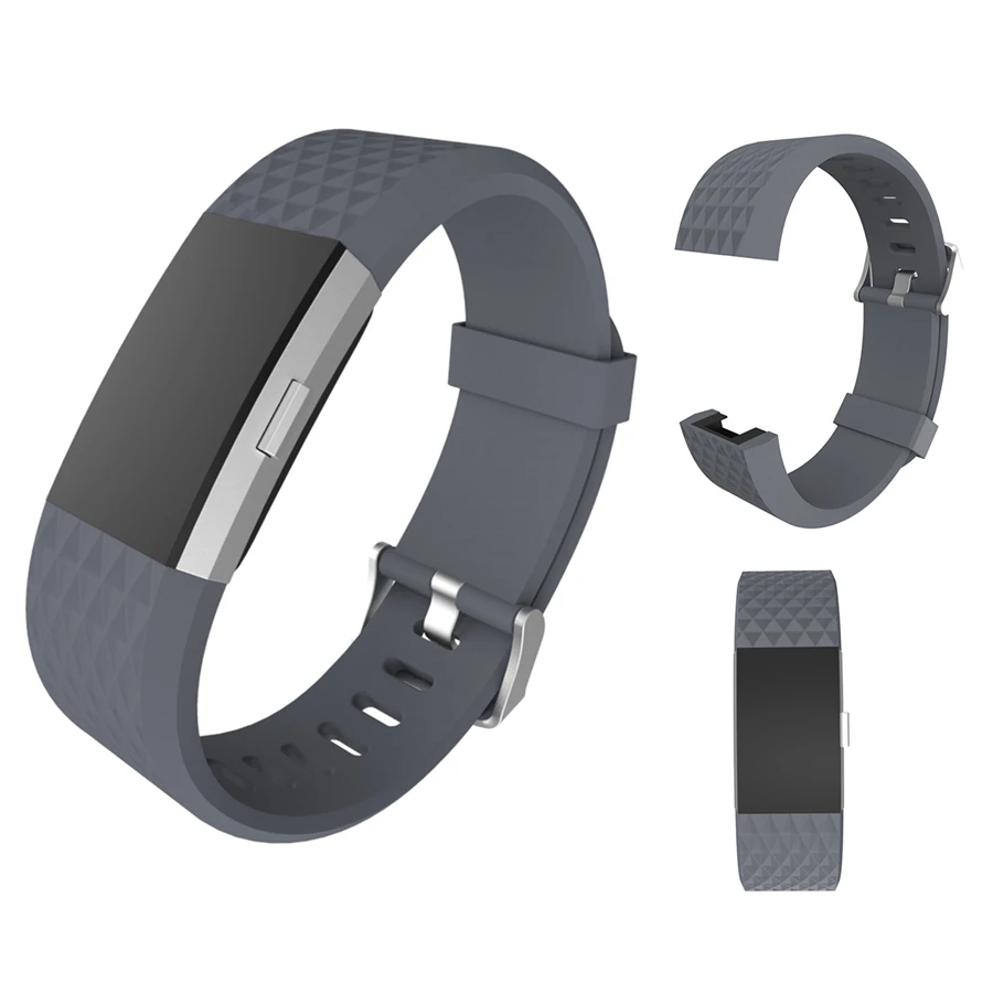 Strap Bracelet Silicone Replacement Watchband Wrist Strap For Fitbit Charge 2 Band Charge 2 Heart Rate - - fitbit-brands Strap Bracelet Silicone Replacement Watchband Wrist Strap For Fitbit Charge 2 Band Charge 2 Heart Rate - - fitbit-brands