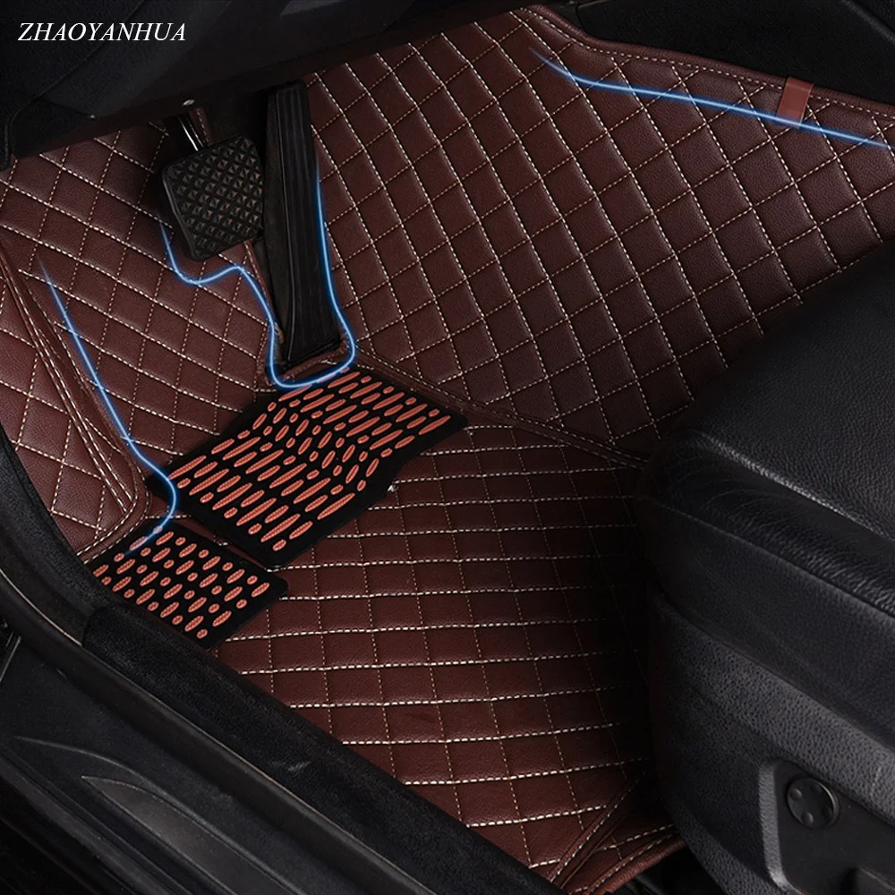 ZHAOYANHUA car floor mats special for Mercedes Benz C117 CLA X156 GLA
