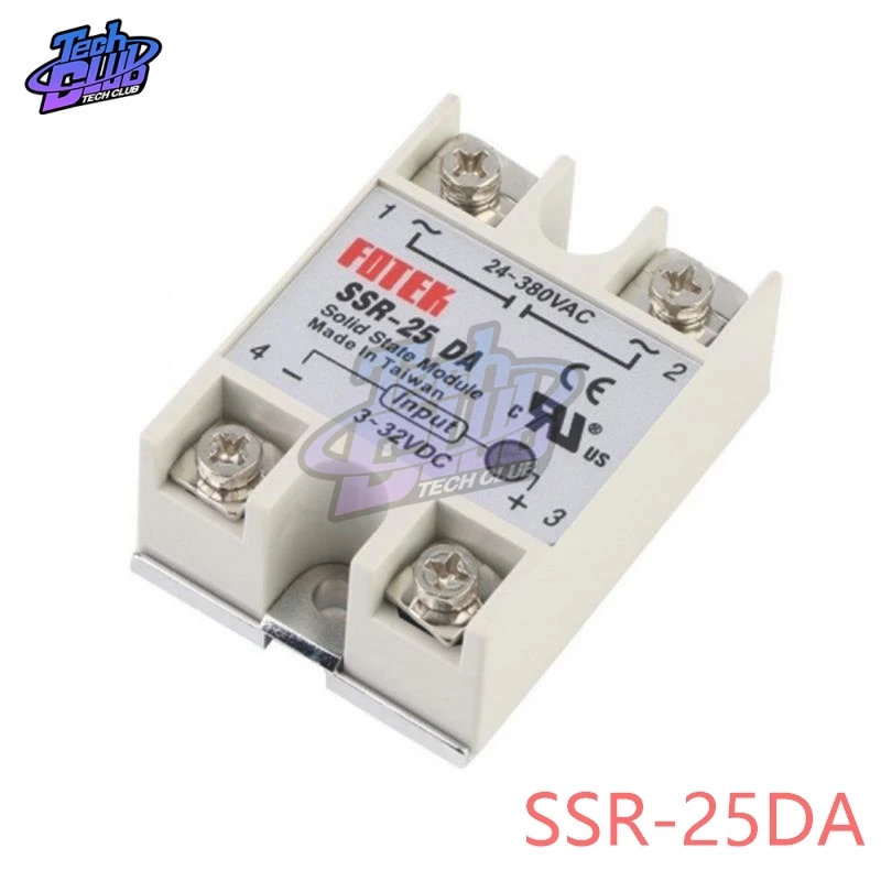 24 V-380 V 40A 250 V SSR-40DA твердотельный релейный модуль 3-32 V DC В AC SSR 40DA