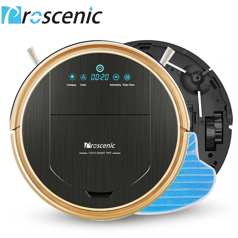 Robot Vacuum Cleaner Proscenic 790T 1200Pa Power Suction Vacuum Cleaner