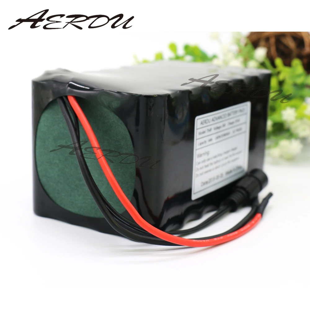 

AERDU 7S4P 29.4V14Ah 20A BMS 500watt For NCR18650GA 24V lithium battery pack High power capacity ebike motor scooter motorcycle
