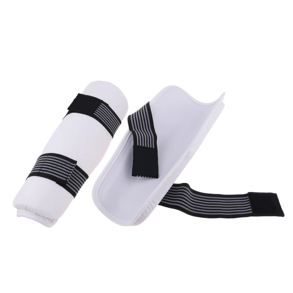 1 Pair Kickboxing Leg Guards Karate Training Boxing Shin Protector Protective Gear for Men Women Youth Size XS-XL