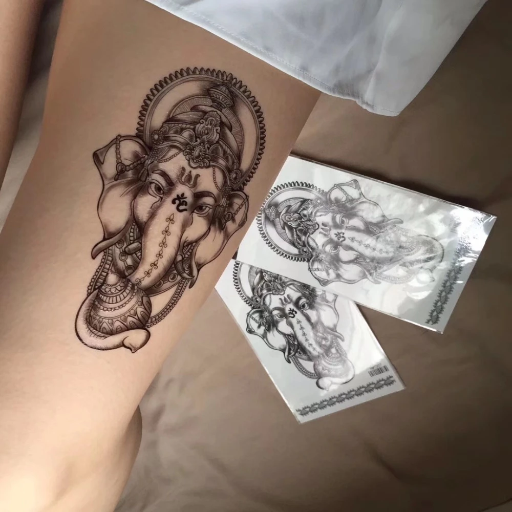 Konig Pferd Cool Schonheit Tattoo Wasserdicht Hot Snake Blumen Tiger Drachen Wolf Elefanten Und Frauen Temporare Tattoos Temporary Tattoo Tattoo Waterproofbeautiful Tattoo Aliexpress