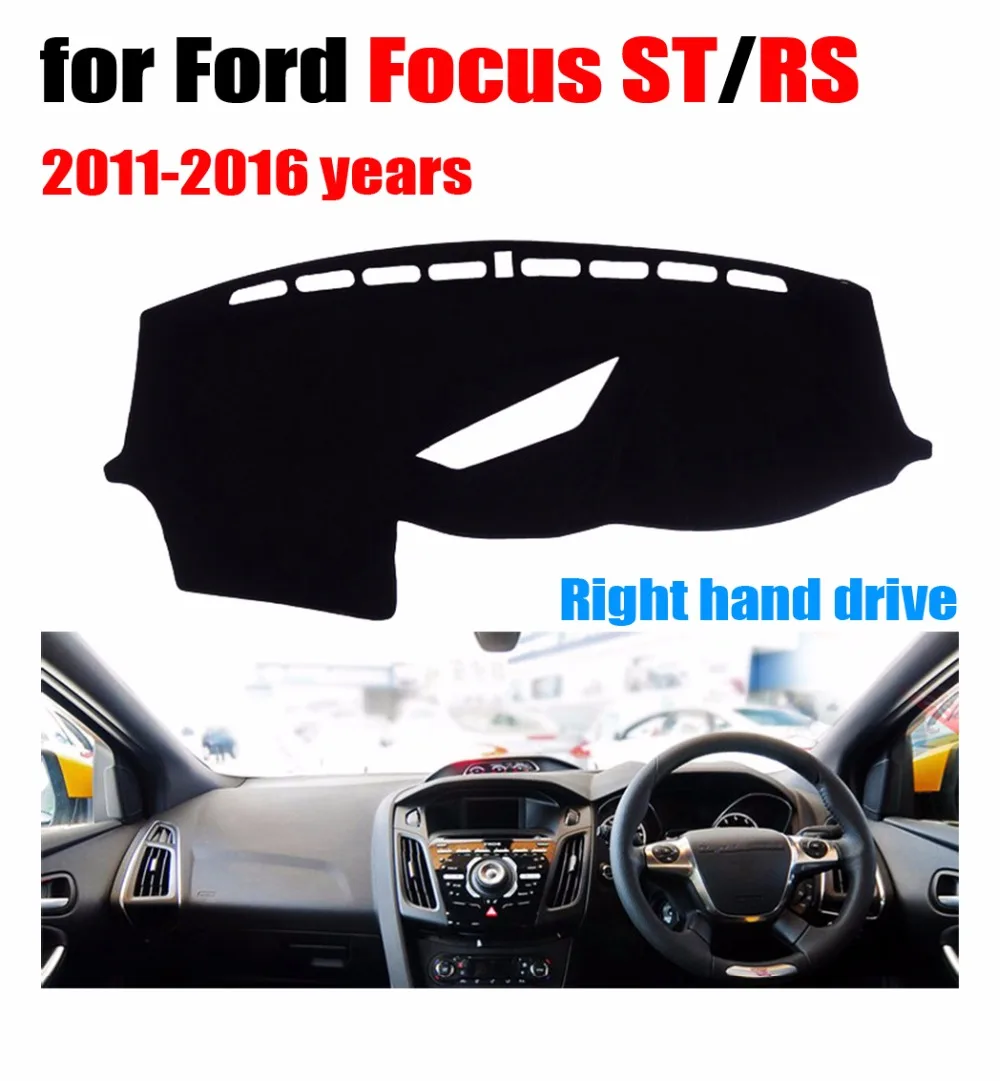 RKAC Car dashboard covers mat for Ford Focus ST / RS 2011-2016 Right hand drive dashmat pad cover auto accessories | Автомобили и