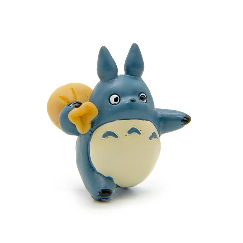 DIY Miyazaki Hayao My Neighbor Totoro Satsuki Mei Figure Toy PVC Umbrella Totoro Action Figure Model Toy for Kid Gift Home Decor