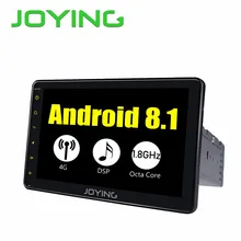 Singolo Din 8 “Android 8.1 Octa Core di Tocco Pieno di Auto Radio Stereo Capo unità di Navigazione GPS Giocatore di Musica di Sostegno sim Card Carplay