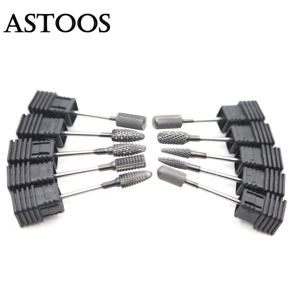 

Coating Carbide Nail Drill Bits Black Titanium Milling Cutter For Manicure Machine Drill Bits for Nail Drill Machine Accessories