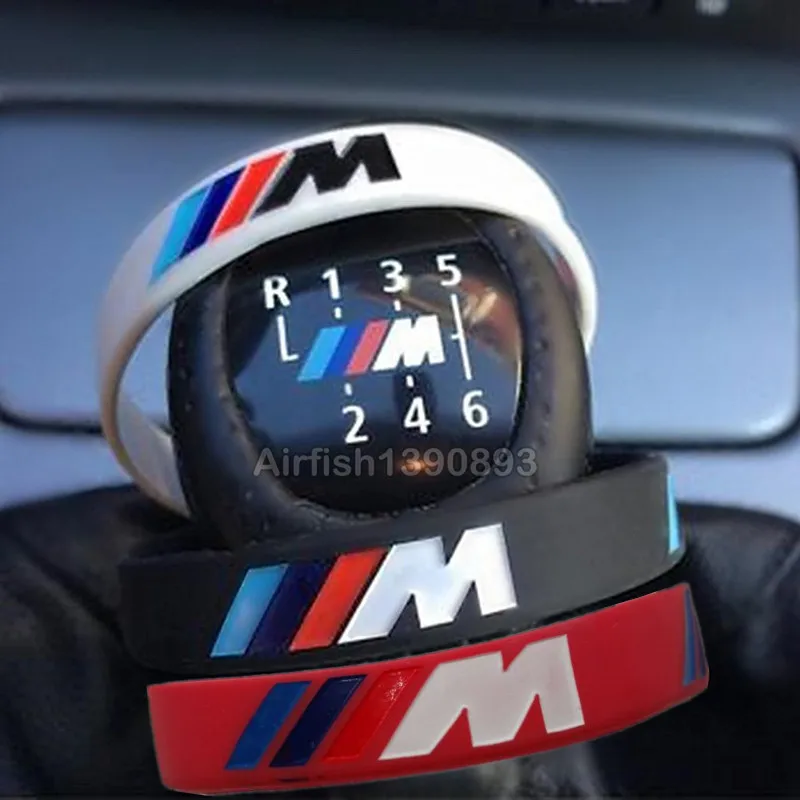8 шт./м силовые браслеты черный белый Bimmer голограммный силикон браслет на запястье для BMW Клубные вентиляторы M2 M3 M5 1-7 все серии