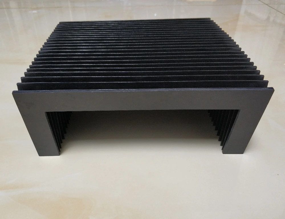 柔軟なアコーディオンカバー cnc マシン、 140 ミリメートル × 140 ミリメートル × 575 ミリメートル工具部品