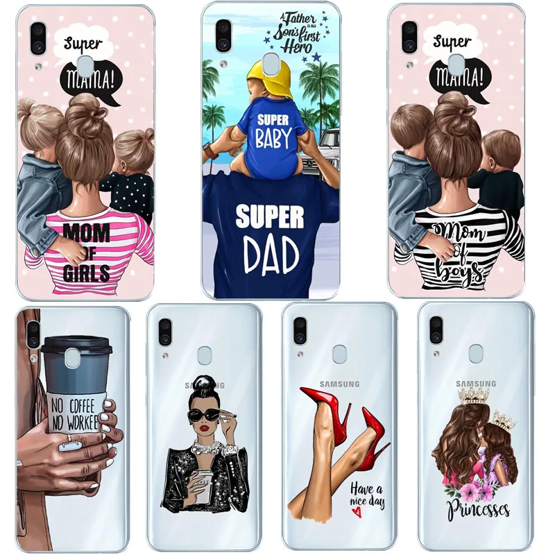 Чехол A10 для Samsung Galaxy чехол с милым принтом прозрачный мягкий из ТПУ телефона