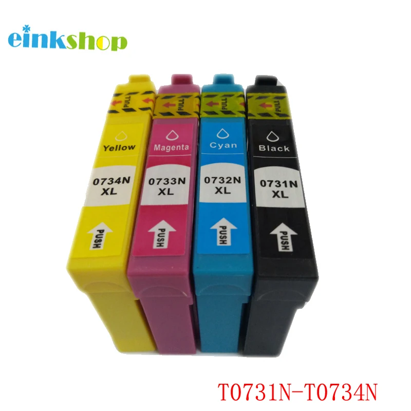 Чернильный картридж einkshop T0731 - T0734 для Epson CX7300 CX8300 TX210 C79 CX3900 CX3905 CX4900 CX4905 CX5500 CX5600 CX5900 |