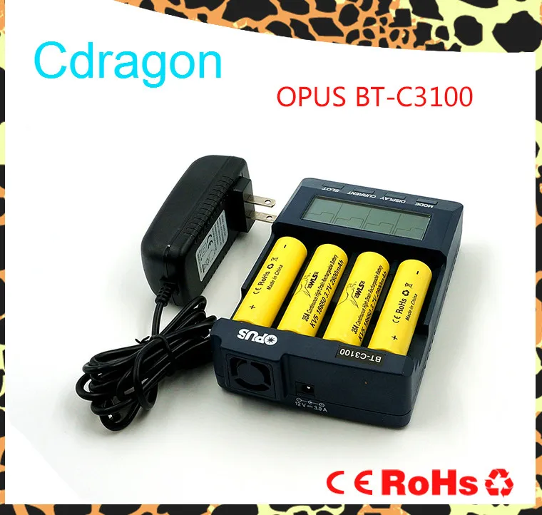

wholesale price 10440 / 14500 / 14650 / 17670 / 18500 / 18650 opus bt c3100 battery charger