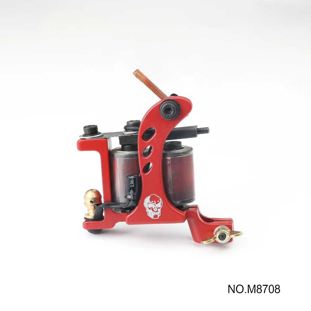 

Solong Fashional Shape New Tattoo Machine Handmade Taty Coil Gun for Liner Shader Beginner Supplies M8708