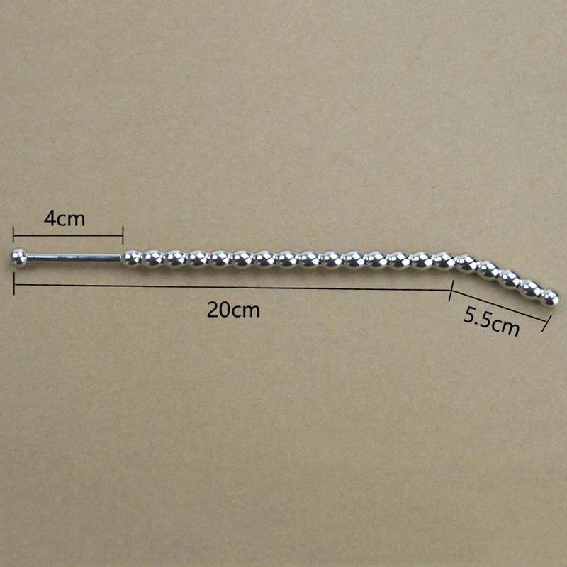 255mm super long stainless steel beads urethral sound wand sex toys for men masturbator penis plug urethra dilators stimulator