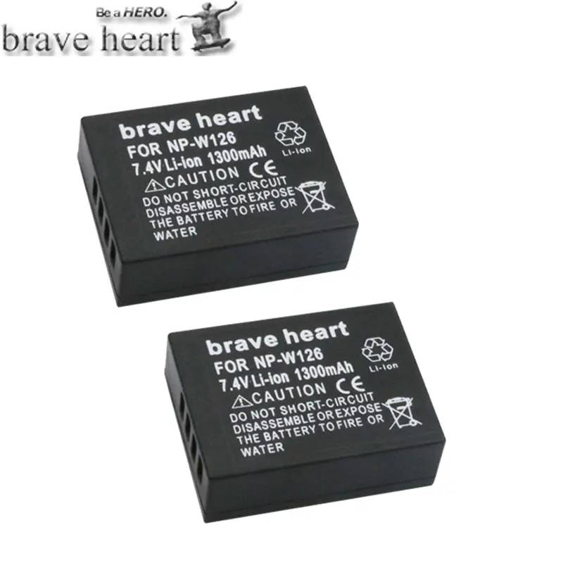 2battery NP-W126 NP W126 NPW126 Батарея+ TYPE-C Зарядное устройство для ЖК-дисплея с подсветкой Fujifilm X100F X-T10 X-T20 X-Pro1 X-Pro2 HS30EXR HS33EXR HS35EXR X-A1 X-A2 - Цвет: 2battery