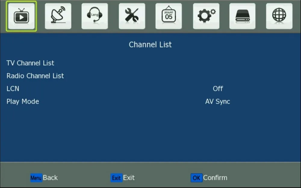 01. Channel List