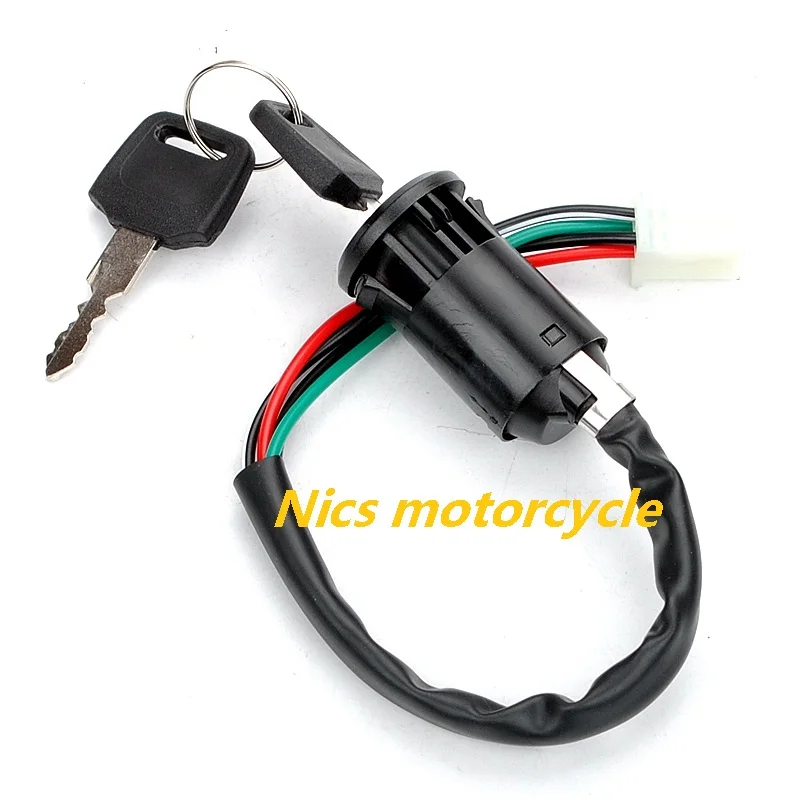 

4 Wire Ignition Key Barrel Switch 50cc 110cc 125cc 250cc PIT Quad Dirt Bike ATV
