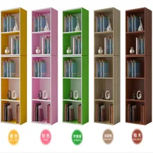 Modern Bookshelf Free Combination Bookcase Living Room Storage Cabinet