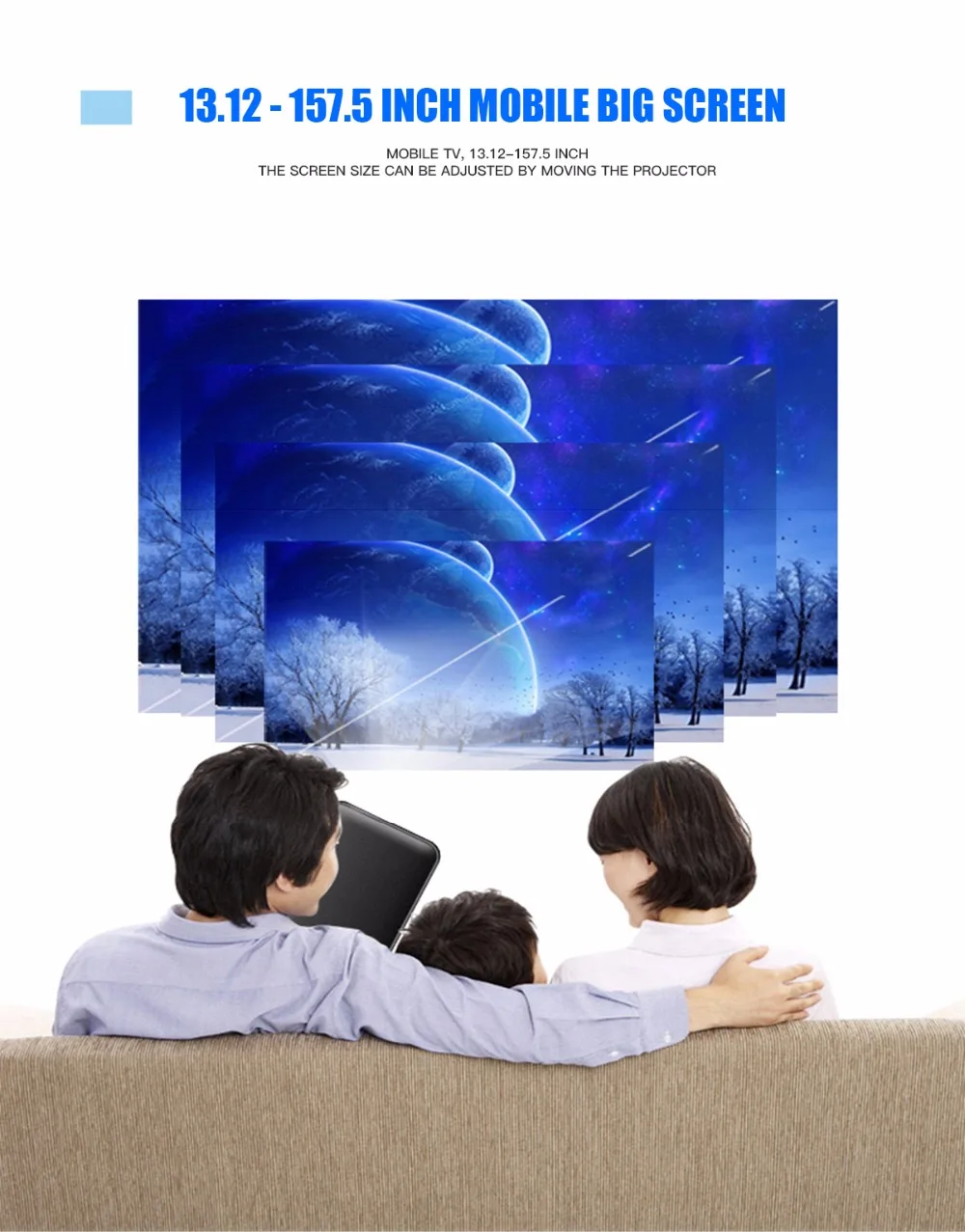 12.big screen sync projector