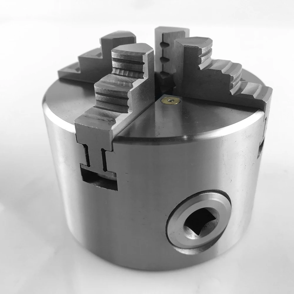 

High Accuracy Four Jaw Chuck Self-centering Chuck For DIY Mini Hardened Steel Parts Mini Collet Lathe Accessory