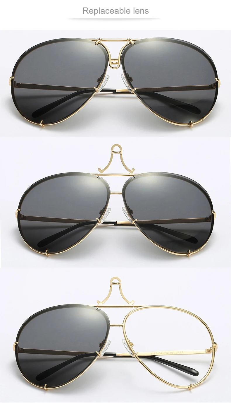 Лидер продаж модные женские туфли тонированные Мода Защита от солнца очки для мужчин Сменные линзы очки сменные 8478 солнцезащитные