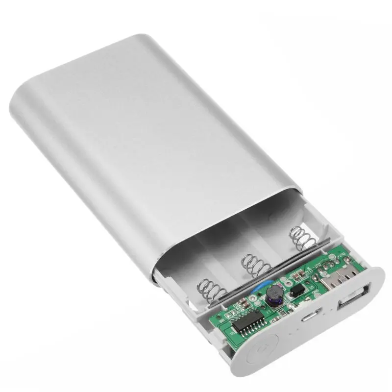 Power Bank Case Kit Aluminum 5V 2A 3X 18650 Battery Charger Box Power Bank Case Kit Aluminum 5V 2A 3X 18650 Battery Charger Box