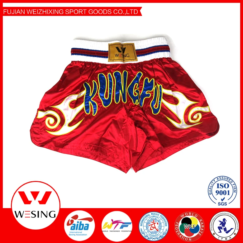 Image high quality cotton dacron Sanda muay thai shorts boxing shorts shorts 2530B1