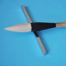 1 шт., белая китайская каллиграфическая кисть, большие шерстяные кисти для рисования волос, ручка для рисования, поставка, художественная стационарная кисть для рисования маслом